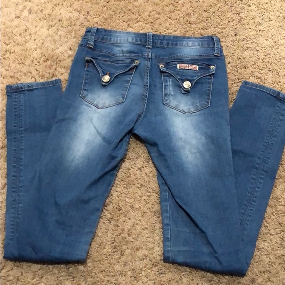 Hudson light wash distressed jeans - Picture 3 of 3